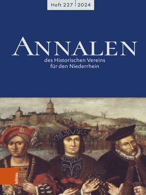 cover image of Annalen des Historischen Vereins für den Niederrhein 227 (2024)